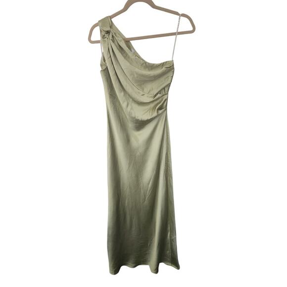 Tanya Taylor Green Stassi Dress Sz 2 - Picture 6 of 8